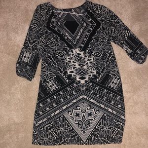 Black and white dress